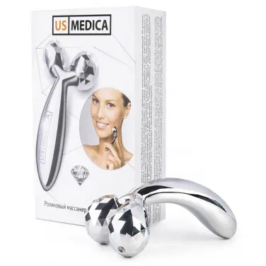 Роликовый массажер для лица и тела US-MEDICA Diamond